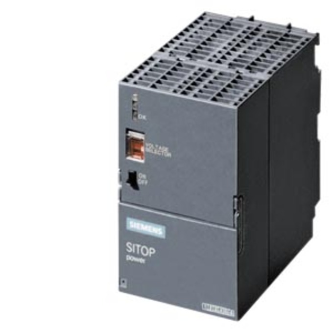 SIEMENS 6ES7307-1EA80-0AA0 SIMATIC S7-300 OUTDOOR REGULATED POWER SUPPLY PS307 INPUT: 120/230 V AC, OUTPUT: 24 V/5 A DC